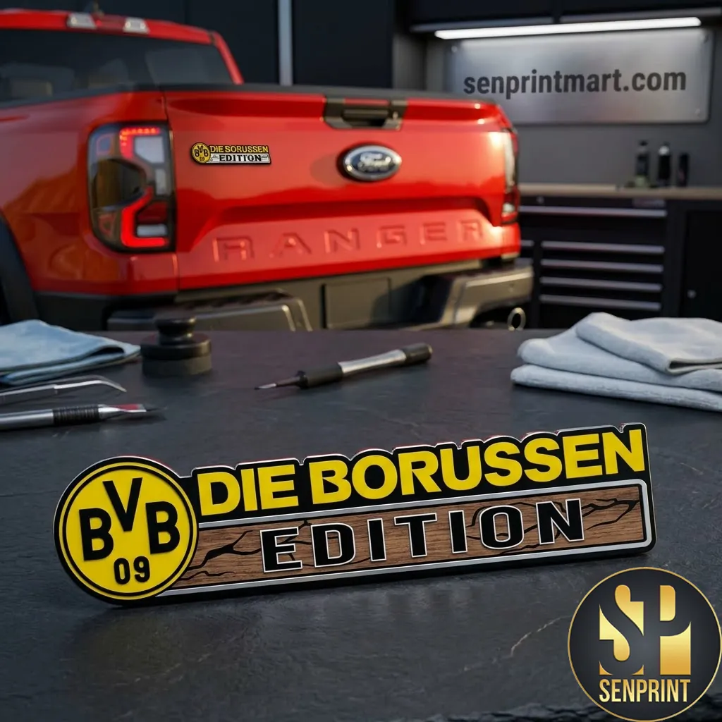 Borussia Dortmund Die Borussen Edition Metal Car Emblem
