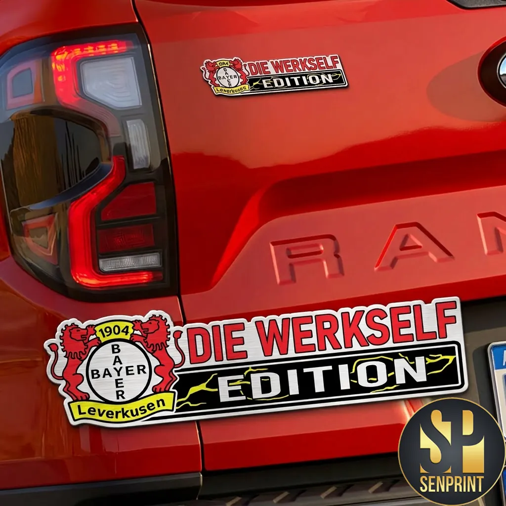 Bayer Leverkusen Die Werkself Edition Premium Metal Car Emblem