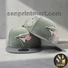 Toronto Blue Jays 30th Anniversary Pink Bottom Black Snapback Hat
