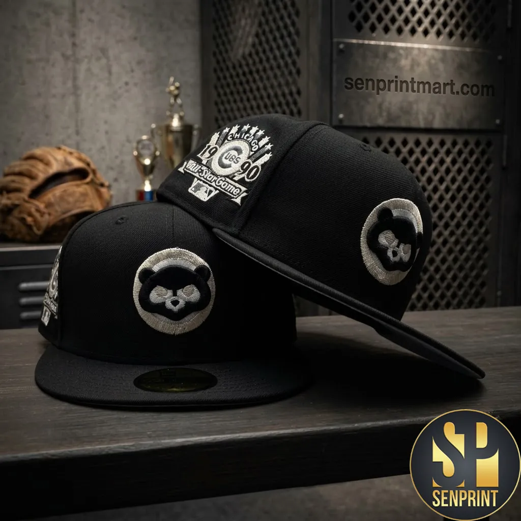 Chicago Cubs 1990 All Star Game Side Patch Black Snapback Hat