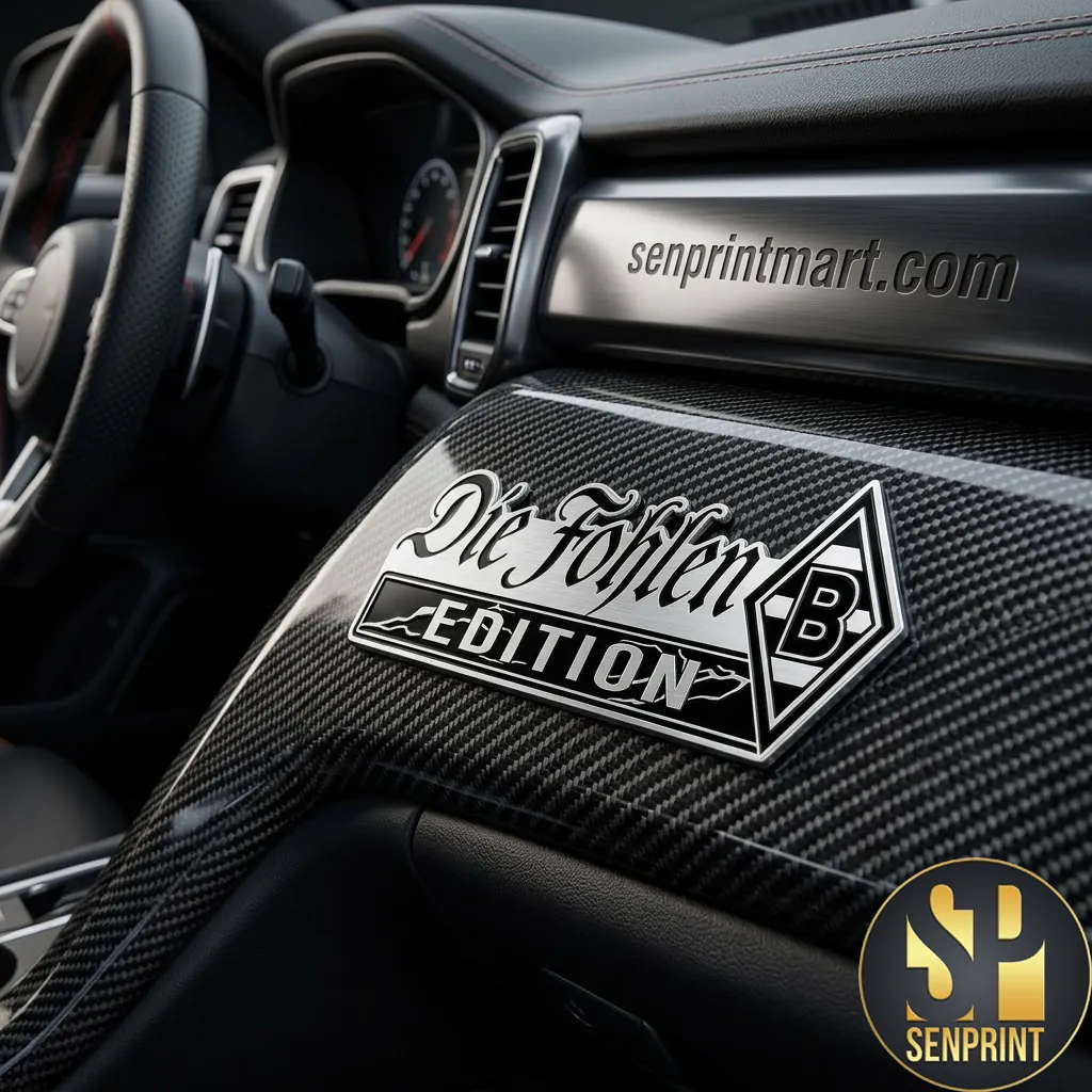 Die Fohlen Borussia Monchengladbach Carbon Fiber Car Seat Covers