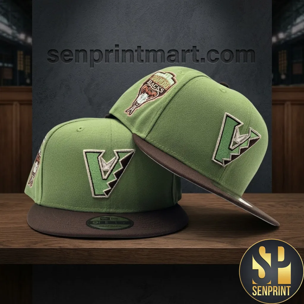 Arizona Diamondbacks Matcha Green Upside Down Logo 9Fifty Snapback Hat