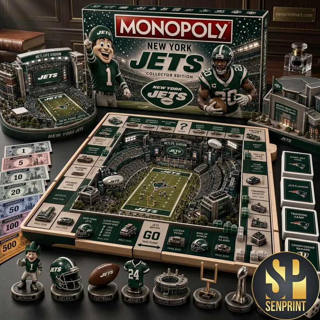New York Jets Monopoly Collector Edition Board Game