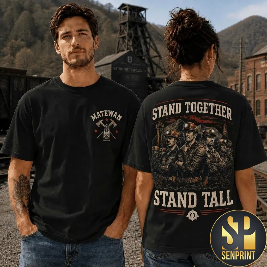 Matewan Stand Together Stand Tall Vintage Graphic T-Shirt