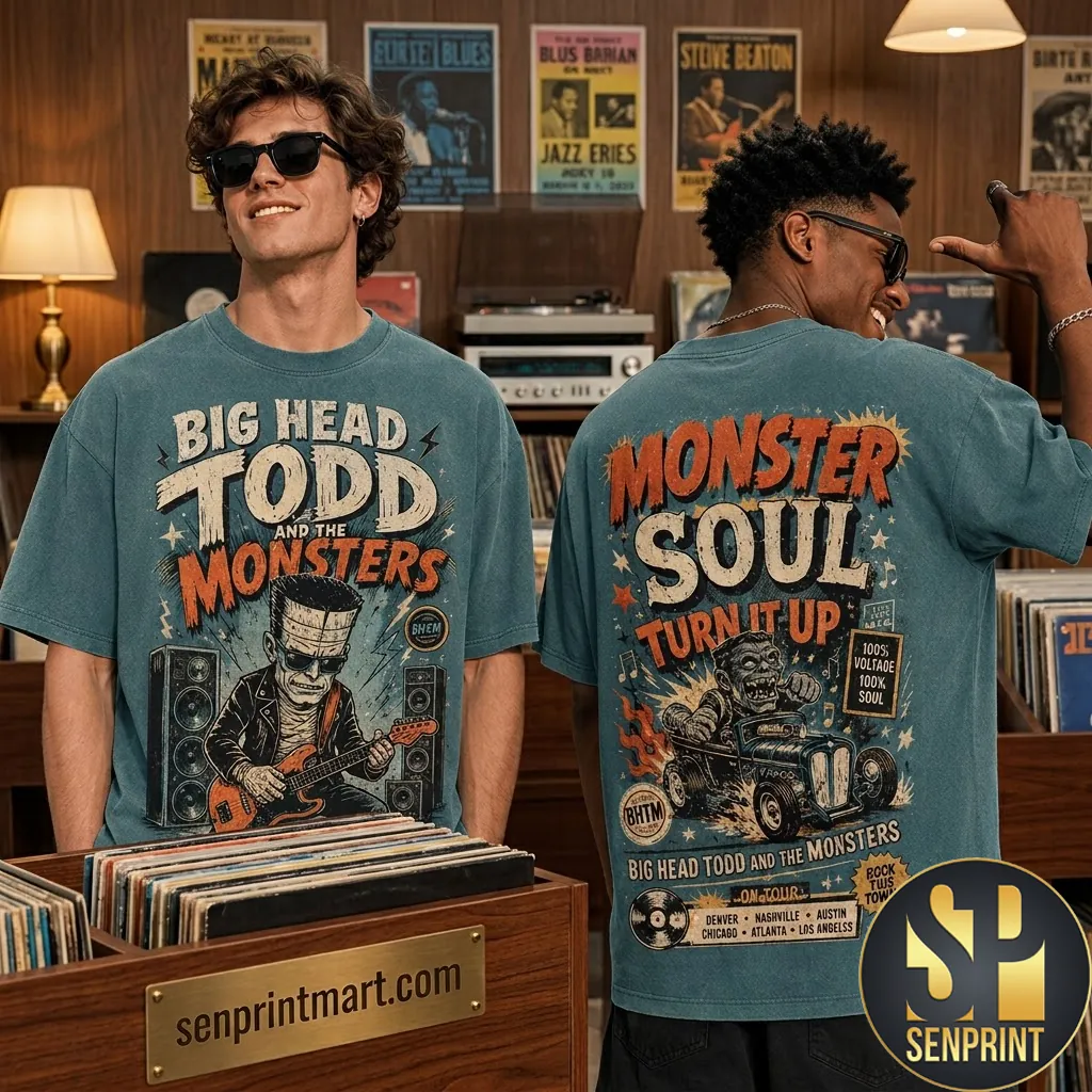 Big Head Todd and the Monsters Monster Soul Vintage Style T-Shirt
