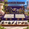 Baltimore Ravens NFL Premium Luxury Game Night Edition American Mahjong Set