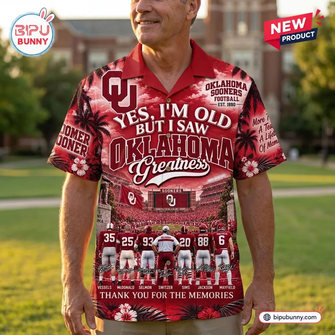 Oklahoma Sooners Boomer Sooner Yes I’m Old But I Saw Oklahoma Greatness Retro Football Legends Hawaiian Shirt Oklahoma Sooners Boomer Sooner Yes I’m Old But I Saw Oklahoma Greatness Retro Football Legends Hawaiian Shirt