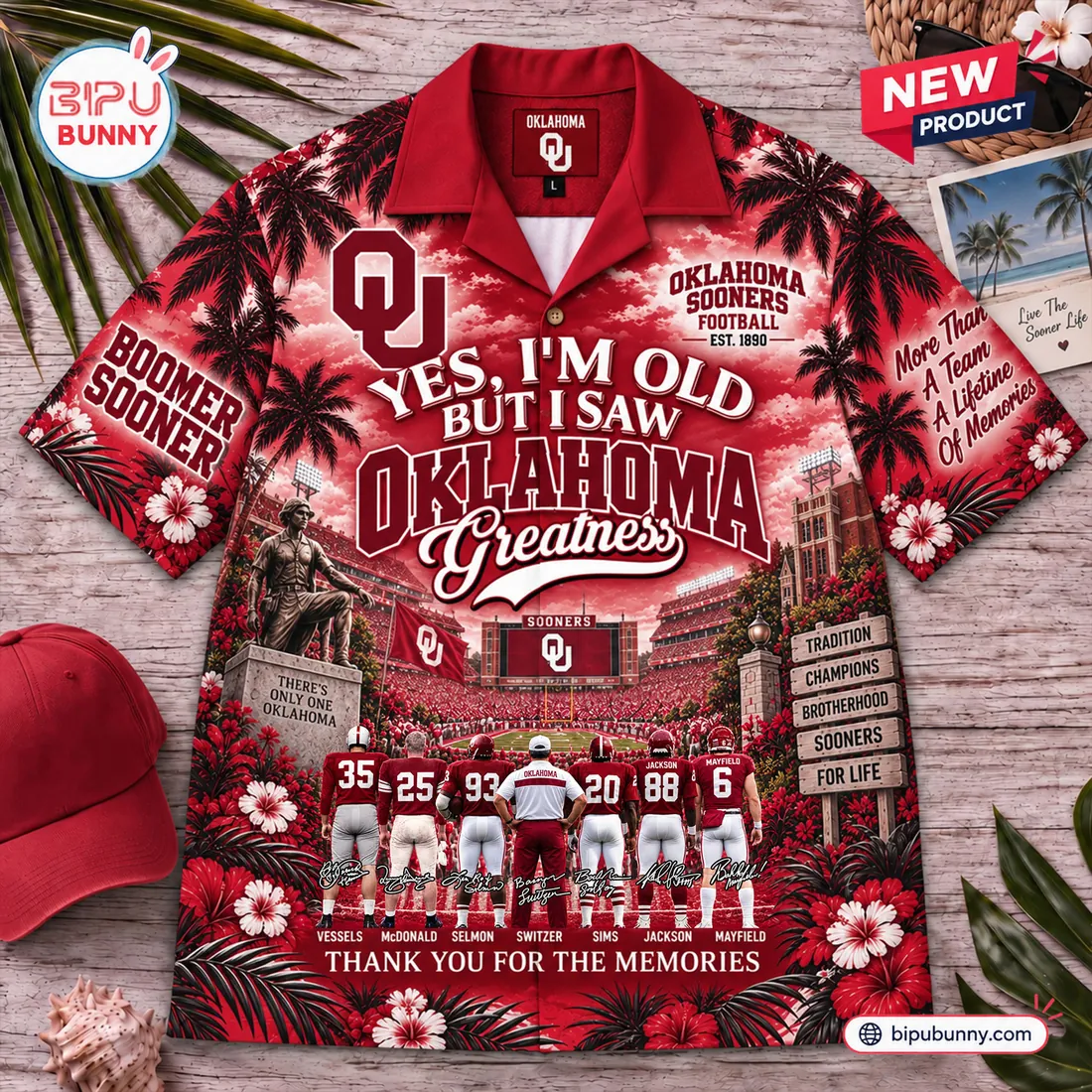 Oklahoma Sooners Boomer Sooner Yes I’m Old But I Saw Oklahoma Greatness Retro Football Legends Hawaiian Shirt Oklahoma Sooners Boomer Sooner Yes I’m Old But I Saw Oklahoma Greatness Retro Football Legends Hawaiian Shirt