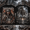 Disturbed Chained Reaper Apocalypse Heavy Metal Rock Band Graphic T-Shirt