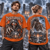 Disturbed Chained Reaper Apocalypse Heavy Metal Rock Band Graphic T-Shirt