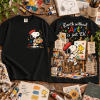 Snoopy Artist Earth Without Art Is Just Eh Vintage Graphic Art Lover Gift T-Shirt
