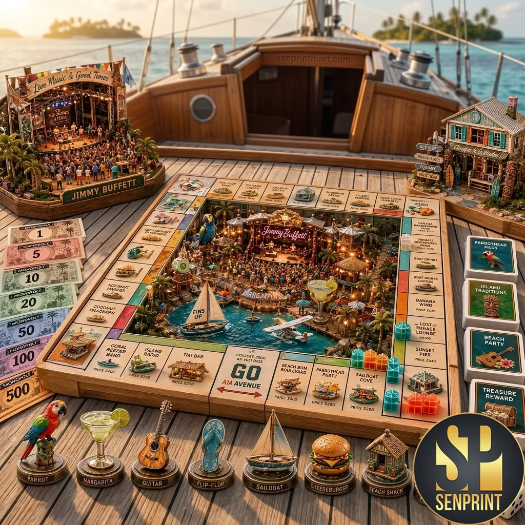 Jimmy Buffett Margaritaville Edition Premium Collector Board Game