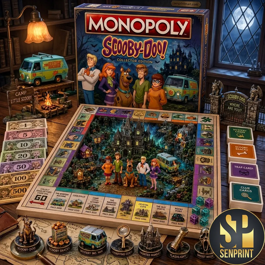 Scooby-Doo Monopoly Collector Edition 3D Board Game
