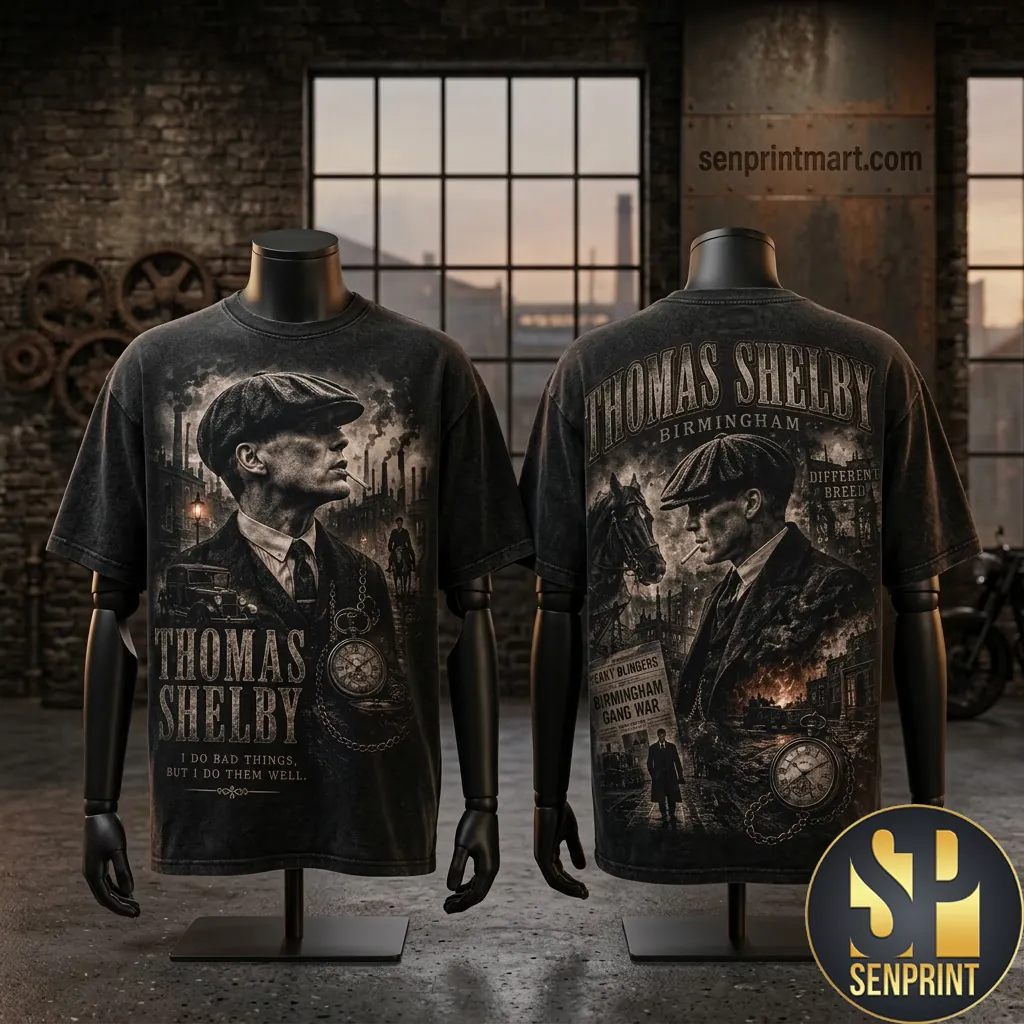Thomas Shelby Peaky Blinders Different Breed Graphic T-Shirt