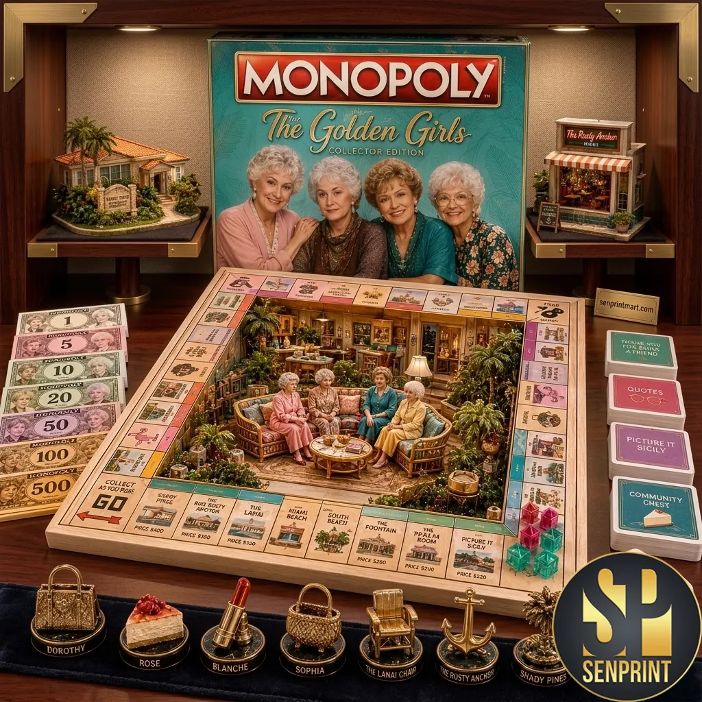 The Golden Girls Monopoly Collector Edition Board Game