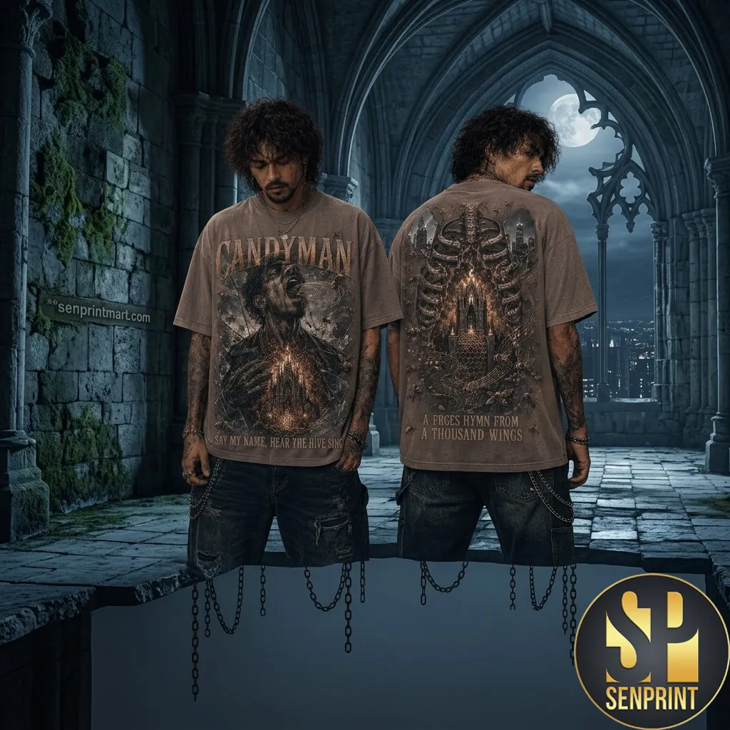 Candyman Thousand Wings Horror Movie Graphic 3D T-Shirt