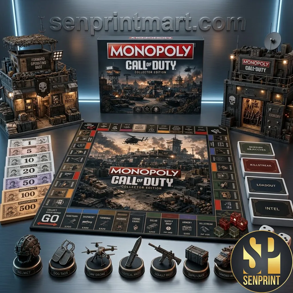 Monopoly Call Of Duty Collector Edition Premium Board Game