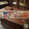 Personalized Welcome To The Johnsons Christmas Quilted Table Runner Personalized Welcome To The Johnsons Christmas Quilted Table Runner