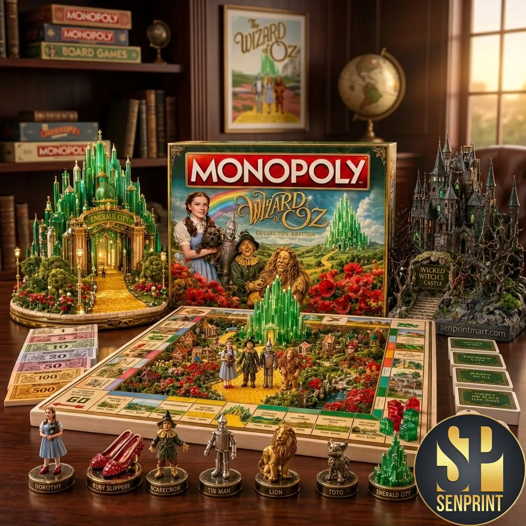 The Wizard Of Oz Monopoly Collector Edition Board Game
