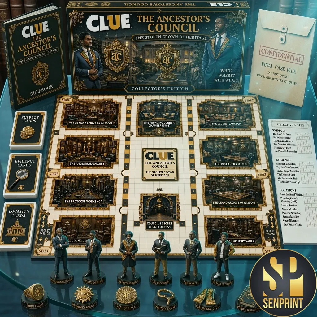 Clue The Ancestor’s Council Collector’s Edition Board Game