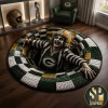 Philadelphia Eagles Halloween 3D Quilted Round Rug Philadelphia Eagles Halloween 3D Quilted Round Rug
