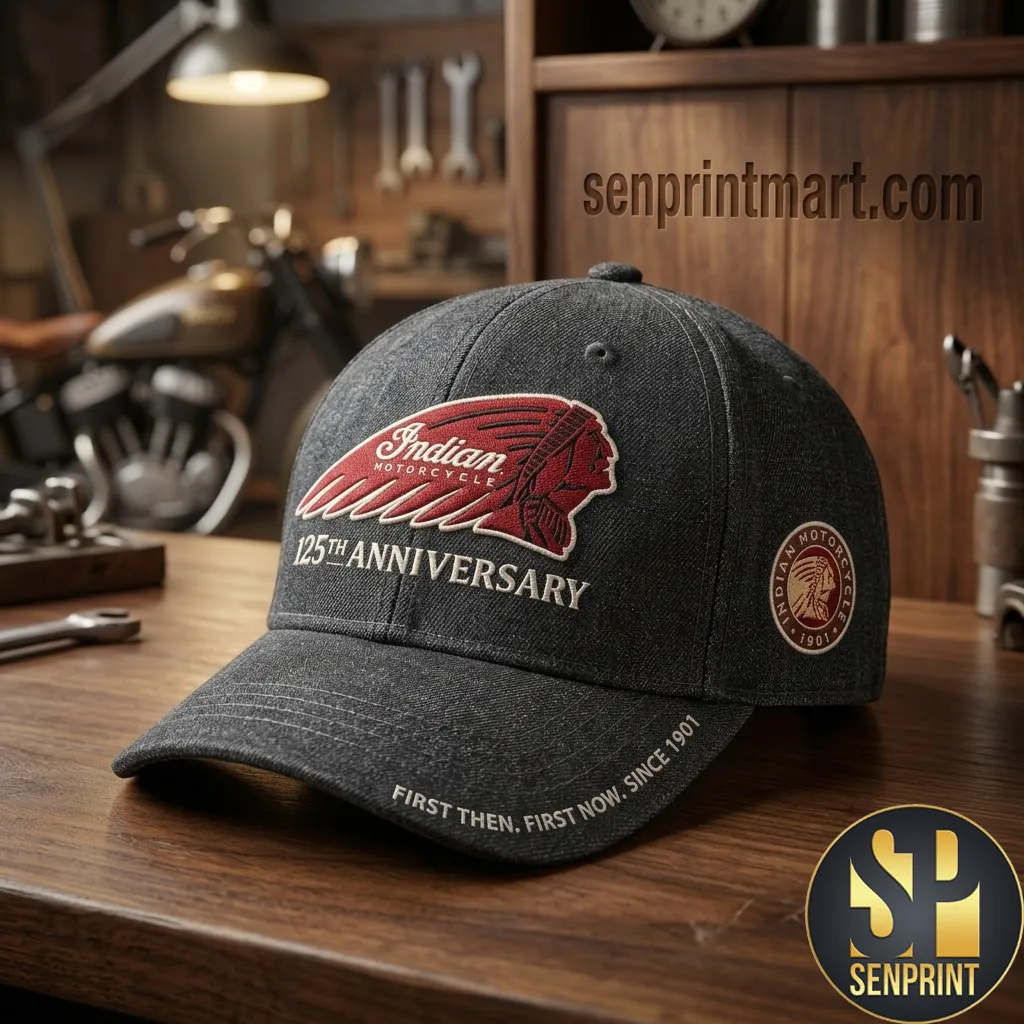Indian Motorcycle 125th Anniversary Commemorative Classic Cap