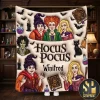 Hocus Pocus Sanderson Sisters Pink Halloween Fleece Blanket Hocus Pocus Sanderson Sisters Pink Halloween Fleece Blanket