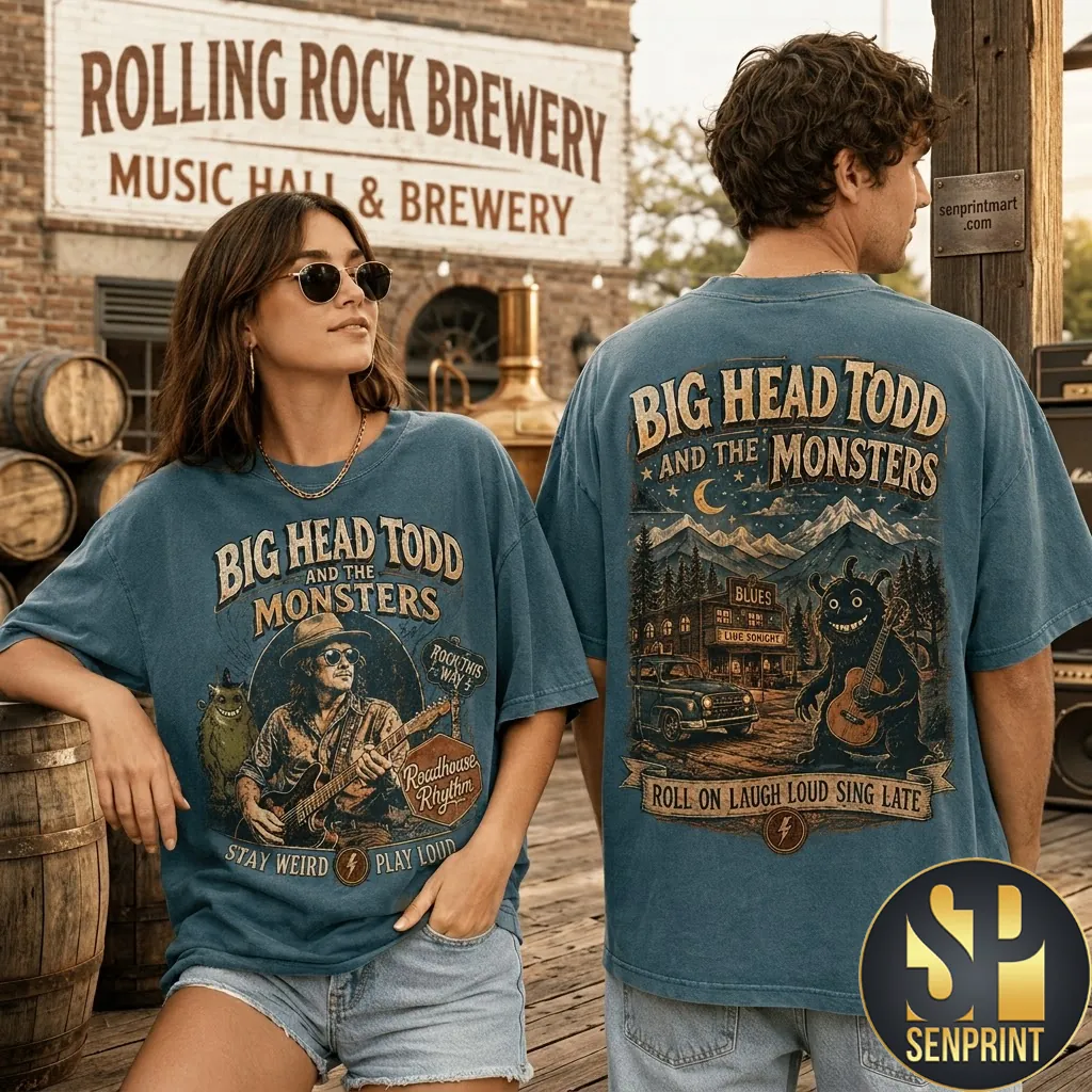Big Head Todd And The Monsters Stay Weird Play Loud Graphic T-Shirt