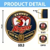 Sydney Roosters 2026 NRL Premiers Gold Plated Championship Memorabilia Commemorative Coin