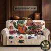Ole Miss Hotty Toddy Tufted Sofa Cover and Pillow Set Ole Miss Hotty Toddy Tufted Sofa Cover and Pillow Set