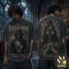 Psycho Bates Motel Horror Movie Graphic Vintage Wash T-Shirt