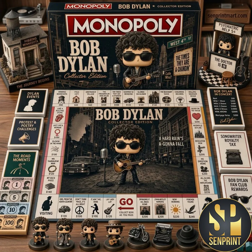 Bob Dylan Collector Edition Monopoly Board Game