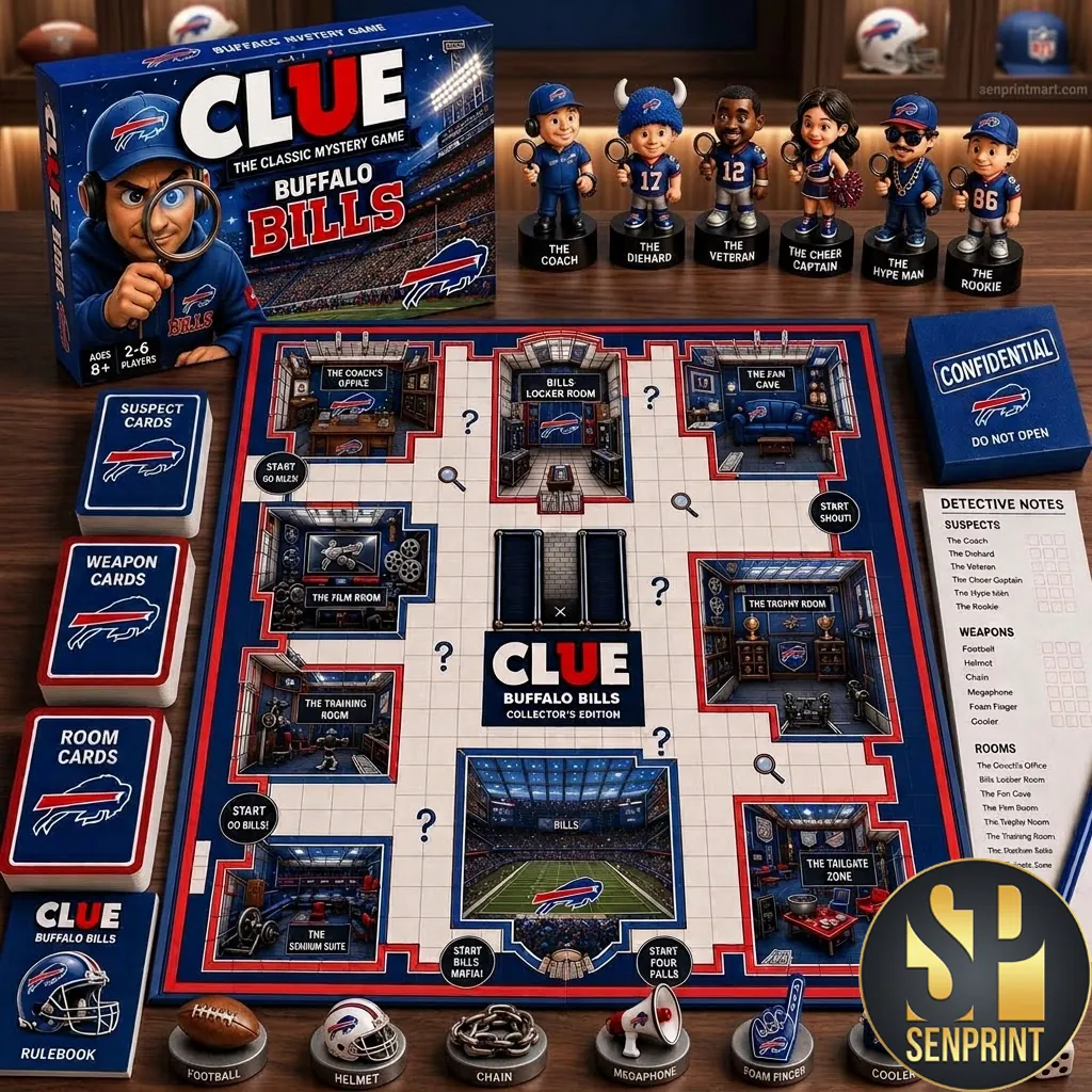Buffalo Bills Clue Collector Edition Board Game