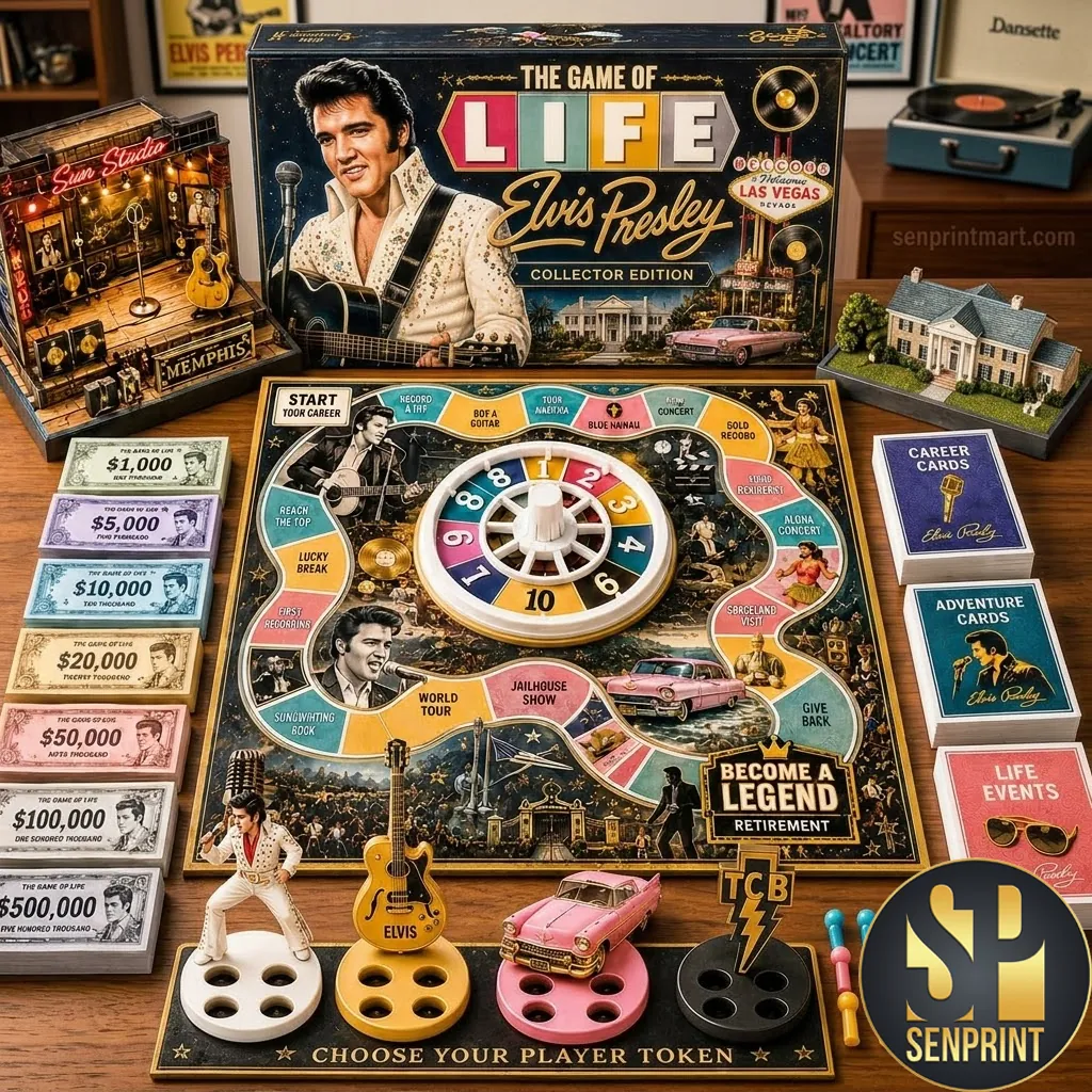 Elvis Presley The Game Of Life Collector Edition Board Game