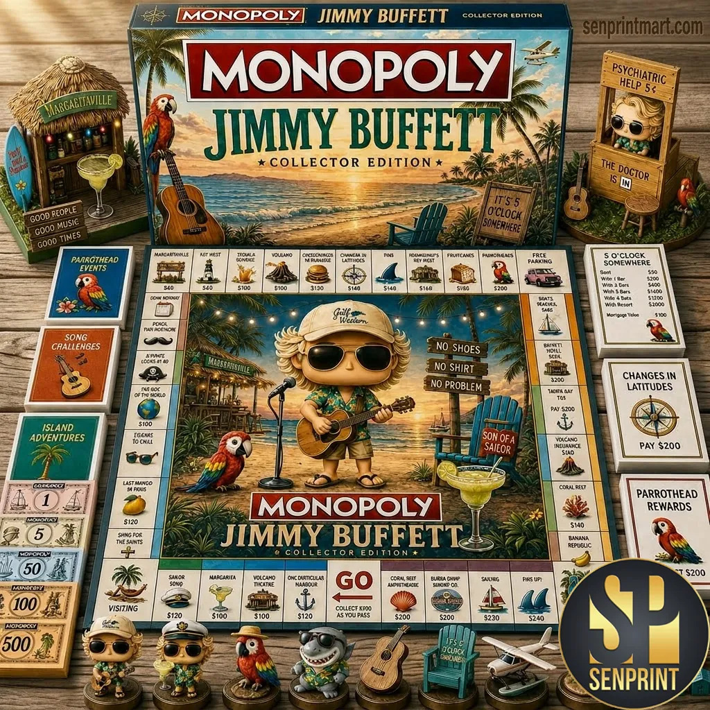 Jimmy Buffett Monopoly Collector Edition Board Game
