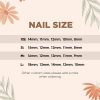 Pink October Breast Cancer Awareness Halloween Spooky Cute Pink Ribbon Ghost Pumpkin Press On Nails