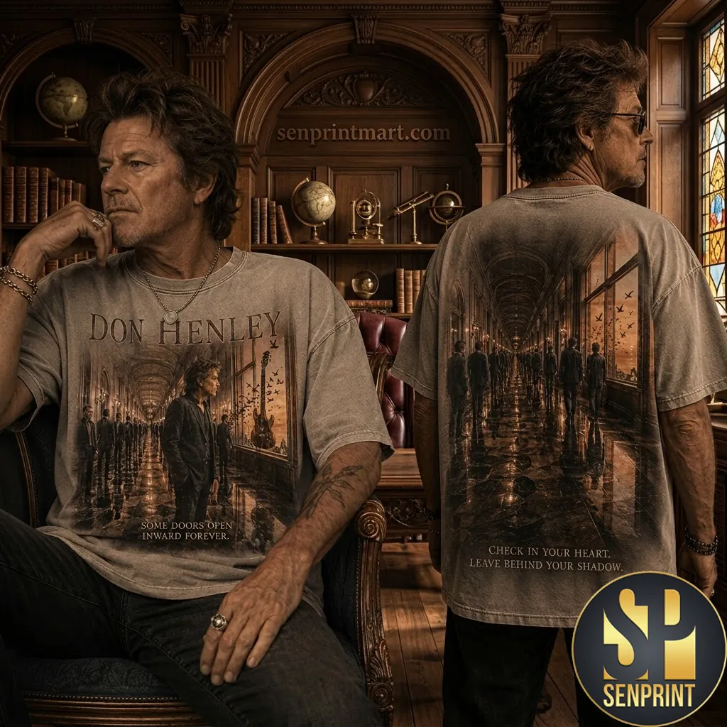 Don Henley Some Doors Open Graphic Vintage Style T-Shirt
