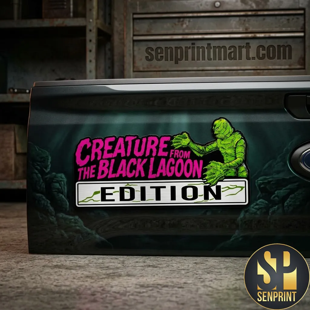 Creature From The Black Lagoon Gill-Man Horror Movie Car Emblem