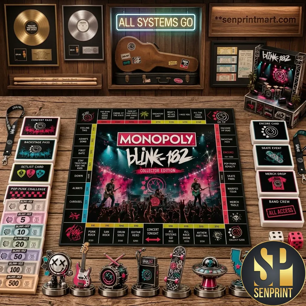 Blink-182 Collector’s Edition Monopoly Board Game
