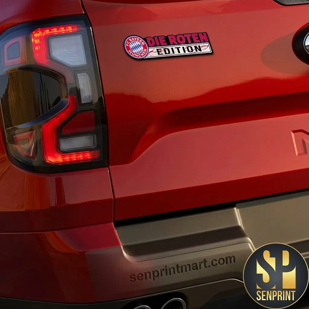 FC Bayern Munich Die Roten Edition Premium Car Emblem