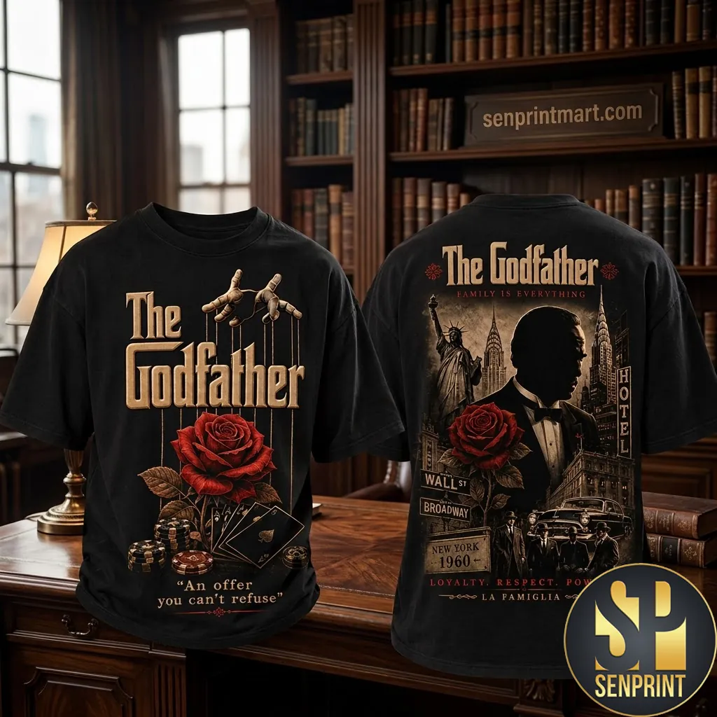 The Godfather Family Is Everything Movie Graphic T-Shirt