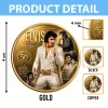 Elvis Presley 50th Anniversary 1977-2027 The King Gold Plated Collectible Commemorative Coin