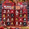 Georgia Bulldogs x Snoopy Peanuts 2026 24 Days Holiday Countdown Mini Figures Set Christmas Advent Calendar