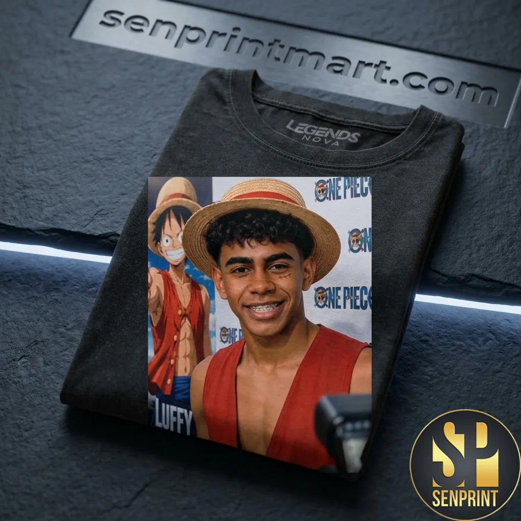 Lamine Yamal x Luffy One Piece Graphic T-Shirt