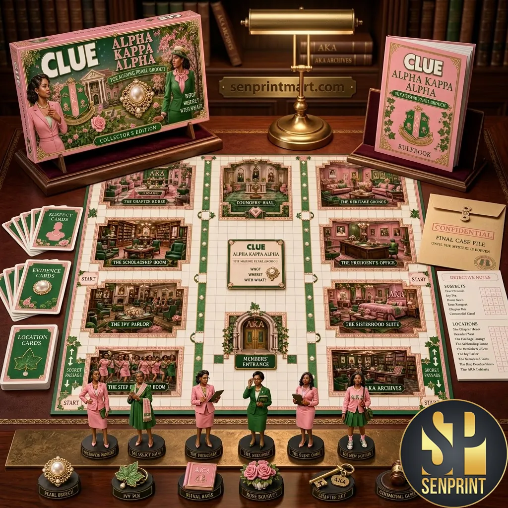 Alpha Kappa Alpha Clue The Missing Pearl Brooch Collector’s Edition Board Game