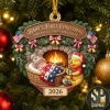 Black Cat Family Christmas 2026 Commemorative Glass Ornament Black Cat Family Christmas 2026 Commemorative Glass Ornament