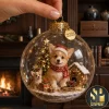 Black Cat Family Christmas 2026 Commemorative Glass Ornament Black Cat Family Christmas 2026 Commemorative Glass Ornament