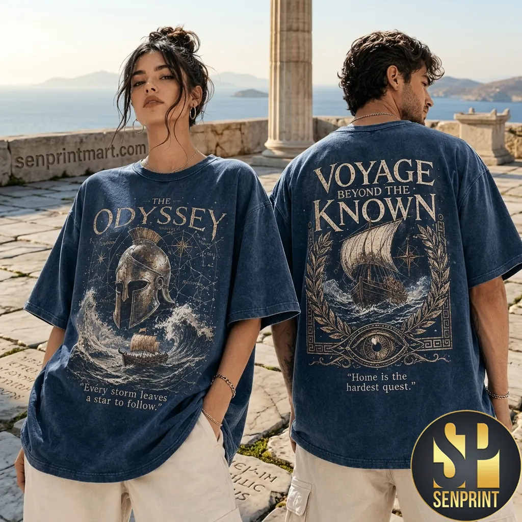 The Odyssey Voyage Beyond The Known Vintage Graphic T-Shirt