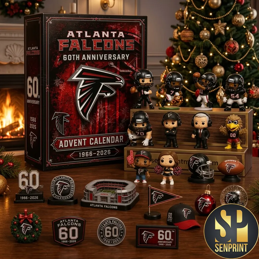 Atlanta Falcons 60th Anniversary Limited Edition Advent Calendar