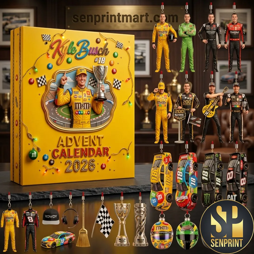 Kyle Busch NASCAR 2026 Limited Edition Holiday Advent Calendar
